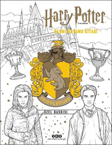 Harry Potter Filmlerinden Resmi Boyama Kitabı – Hufflepuff Özel Baskıs
