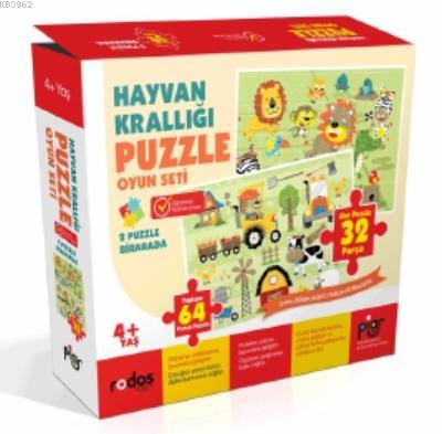 Hayvan Krallığı Puzzle Oyun Seti (4+Yaş)