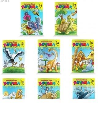 Hayvanlar Alemi Boyama (8 Kitap Takım)