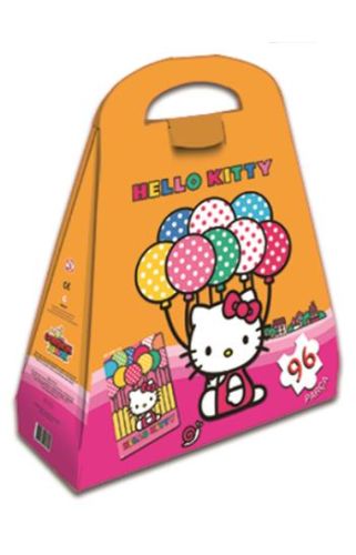 Hello Kitty Çantalı Yap Boz Balon 96 Parça Puzzle (40619)