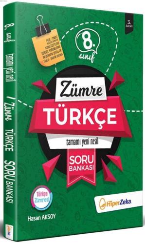 Hiper Zeka Yayınları 8. Sınıf Türkçe Yeni Nesil Soru Bankası Zümre Hip