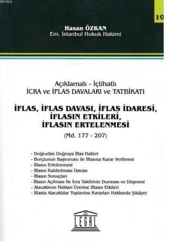 İflas, İflas Davası, İflas İdaresi, İflasın Ertelenmesi