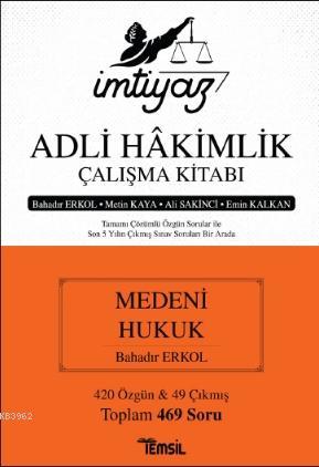 İmtiyaz - Adli Hakimlik Çalışma Kitabı - Medeni Hukuk
