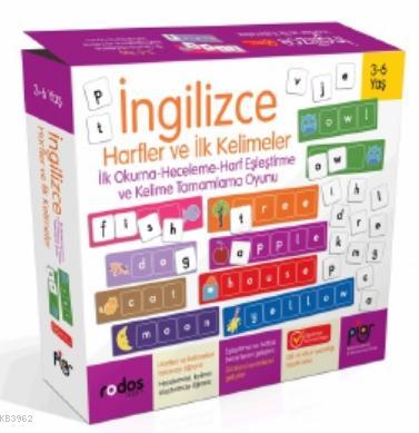 İngilizce İlk Okuma - Heceleme - Eleştirme ve Kelime Tamamlama Oyunu (3-6 Yaş)