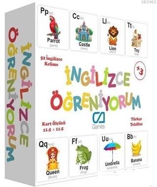 İngilizce Öğreniyorum - Eğitici Oyun Kartları