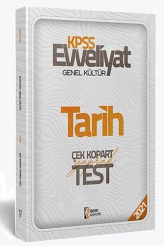 İsem 2021 Evveliyat KPSS Genel Kültür Tarih Çek Kopar Yaprak Test (Yeni)