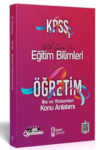 İsem 2021 KPSS Eğitim Bilimleri Öğretim İlke ve Yöntemleri Konu Anlatımı (Yeni)