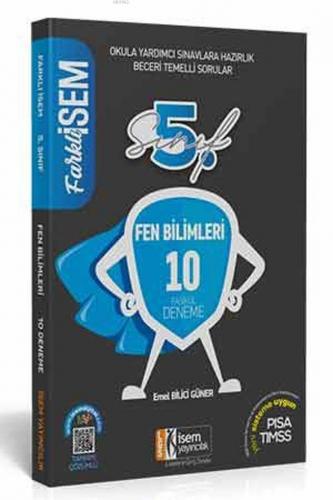 İsem Yayınları 5. Sınıf Fen Bilimleri 10 Deneme Sınavı İsem