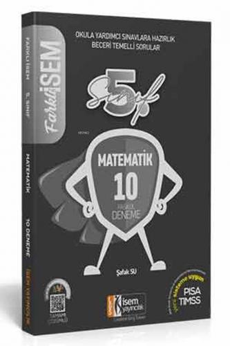 İsem Yayınları 5. Sınıf Matematik 10 Deneme Sınavı İsem