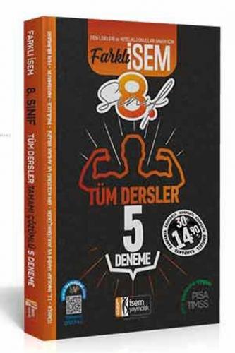 İsem Yayınları 8. Sınıf LGS Tüm Dersler 5 Deneme İsem