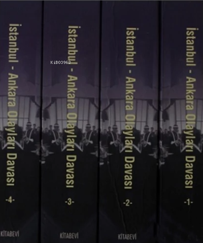 İstanbul - Ankara Olayları Davası (4 Kitap Takım)