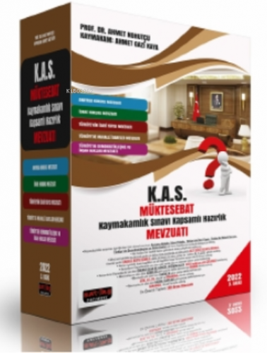 KAS Müktesebat Kaymakamlık Sınavı Kapsamlı Hazırlık Mevzuatı 2022