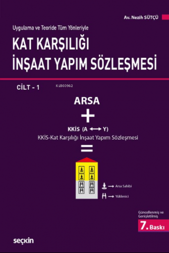 Kat Karşılığı İnşaat Yapım Sözleşmesi;2 Cilt takım