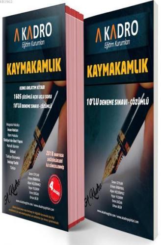 Kaymakamlık Konu Anlatım Kitabı ve 10'lu Deneme Sınavı Çözümlü (2 Cilt Takım)