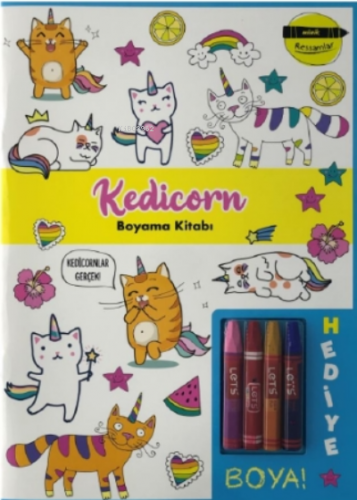 Kedicorn Boyama Kitabı - Minik Ressamlar Kolektif
