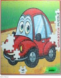 Kırmızı Arabam - 48 Parça Puzzle Kolektif