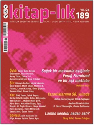 Kitap-lık Sayı 189 - İki Aylık Edebiyat Dergisi