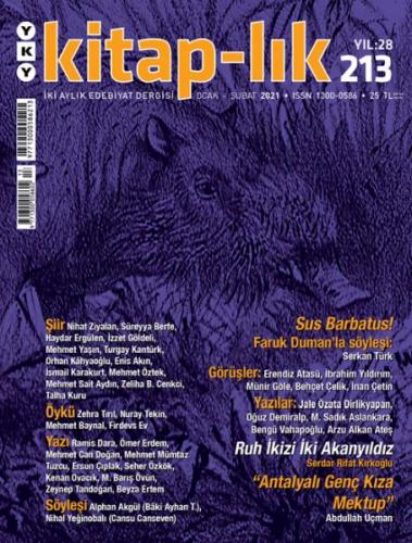 Kitap-lık Sayı 213 - İki Aylık Edebiyat Dergisi