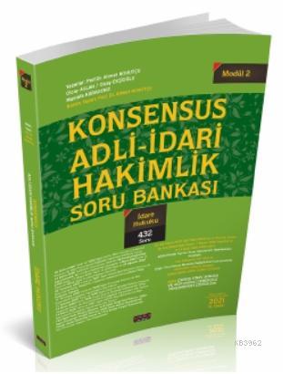 Konsensus Adli İdari Hakimlik İdare Hukuku Soru Bankası Savaş Ahmet No