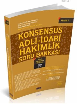 Konsensus Adli İdari Hakimlik İdari Yargılama Hukuku Soru Bankası Ahme