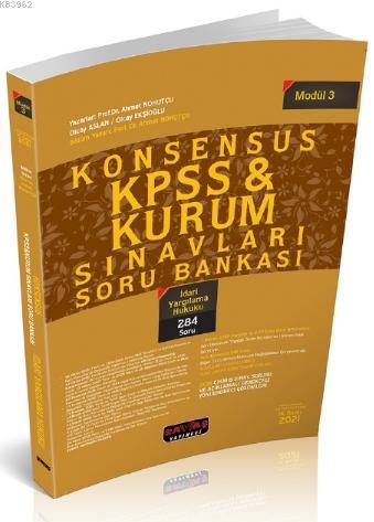 Konsensus KPSS İdari Yargılama Hukuku Soru Bankası
