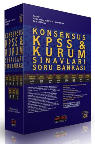 Konsensus Kpss ve Kurum Sınavları Hukuk Soru Bankası 2019
