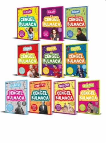 Konulu Çengel Bulmaca Seti ;(10 Kitap Takım)
