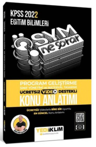 KPSS 2022 Ösym Ne Sorar Program Geliştirme Video Destekli Konu Anlatımı