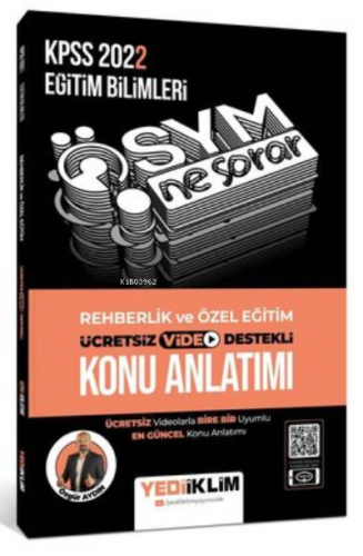 KPSS 2022 Ösym Ne Sorar Rehberlik ve Özel Eğitim Video Destekli Konu Anlatımı