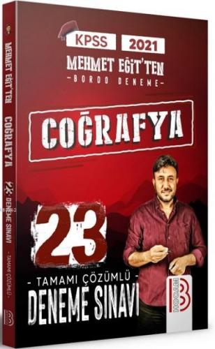 KPSS Coğrafya Tamamı Çözümlü 23 Deneme Sınavı Benim Hocam Yayınları