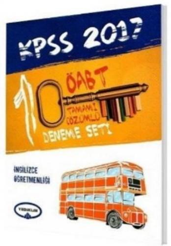 KPSS ÖABT İngilizce Öğretmenliği Tamamı Çözümlü 10 Deneme Seti 2017