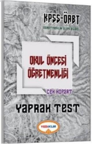 KPSS ÖABT Okul Öncesi Öğretmenliği Çek Kopart Yaprak Test