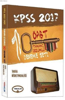 KPSS ÖABT Tarih Öğretmenliği Tamamı Çözümlü 10 Fasikül Deneme Seti 2017