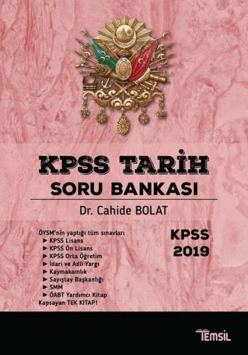 KPSS Tarih Soru Bankası KPSS 2019 Cahide Bolat