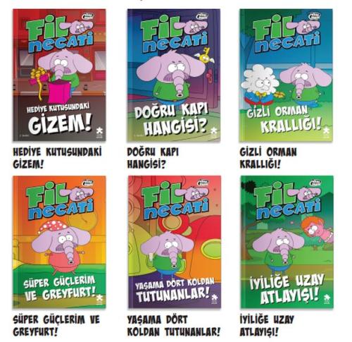 Kral Şakir Fil Necati 6 Kitaplık Set