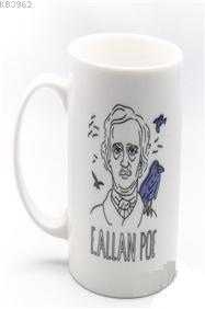 Kupa (Porselen) - Portreler Serisi - Edgar Allan Poe