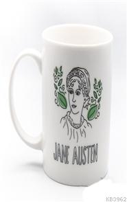 Kupa (Porselen) - Portreler Serisi - Jane Austen