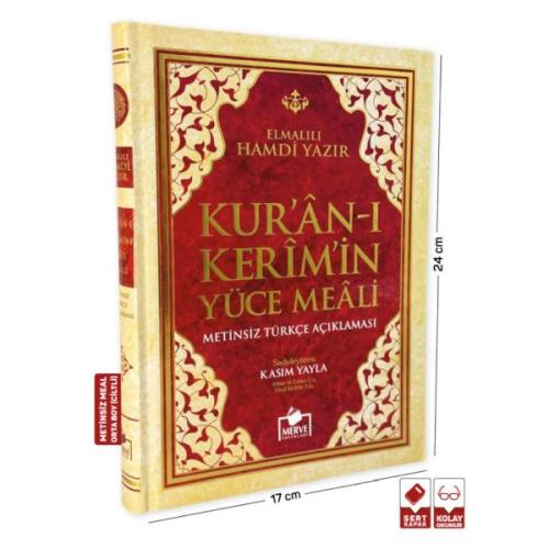 Kur’ân-ı Kerim Metinsiz Yüce Meali Orta Boy Ciltli