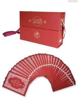 Kur'an-ı Kerim Hatim Seti (Karton-Bordo Renk)