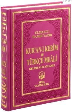 Kur'an-ı Kerim ve Türkçe Meali (Orta Boy - Termo Deri) Elmalılı Muhamm