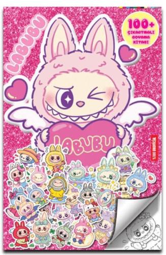 Labubu- 100 Çıkartmalı Boyama Kitabı Kolektif