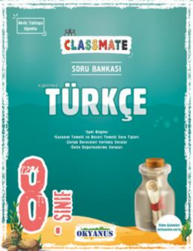 LGS 8. Sınıf Classmate Türkçe Soru Bankası