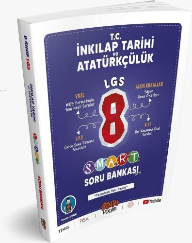 LGS 8.Sınıf Smart Serisi TC. İnkılap Tarihi ve Atatürkçülük Soru Bankası Benim Hocam Yayınları