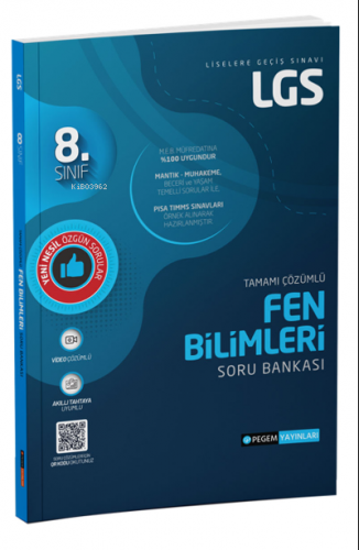 LGS Fen Bilimleri Tamamı Çözümlü Soru Bankası