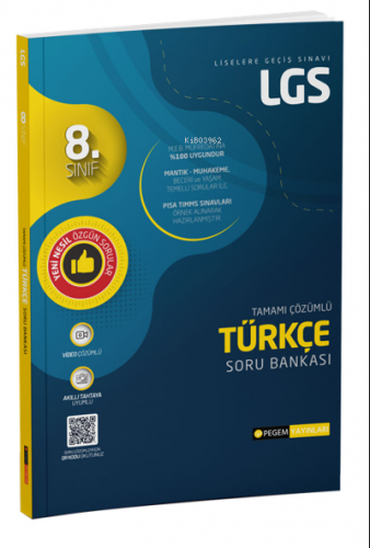 LGS Türkçe Tamamı Çözümlü Soru Bankası