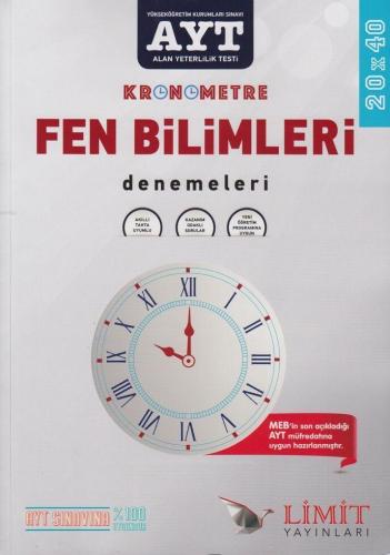 Limit Yayınları AYT Fen Bilimleri 20 x 40 Kronometre Denemeleri 2020 Özel Limit