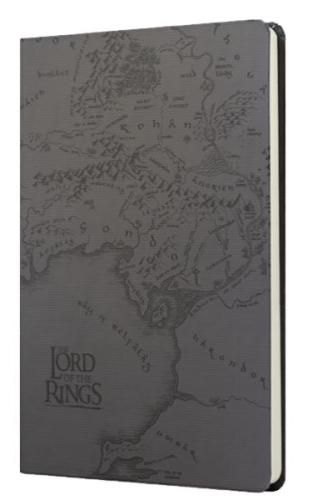 Lotr Orta Dünya Haritası Sert Kapak Butik Defter Siyah