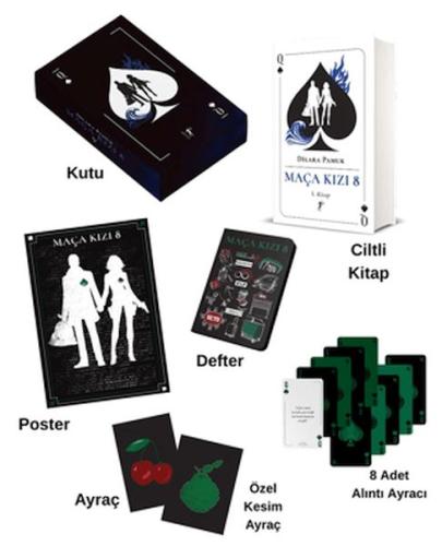 Maça Kızı 8 - 5. Kitap Kutulu Dilara Pamuk