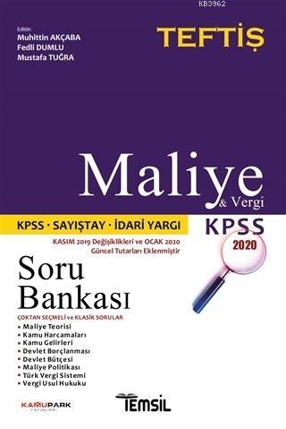 Maliye ve Vergi Hukuku Soru Bankası; KPSS 2020
