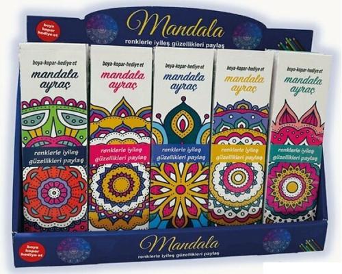 Mandala Ayraç - 30 Adetli Stand Kolektif